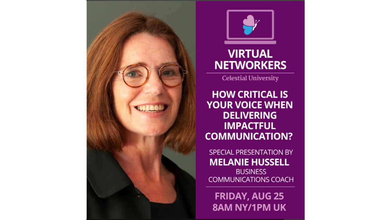 How critical is your voice when delivering effective communication?