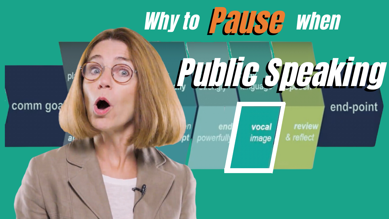 Why to pause when public speaking