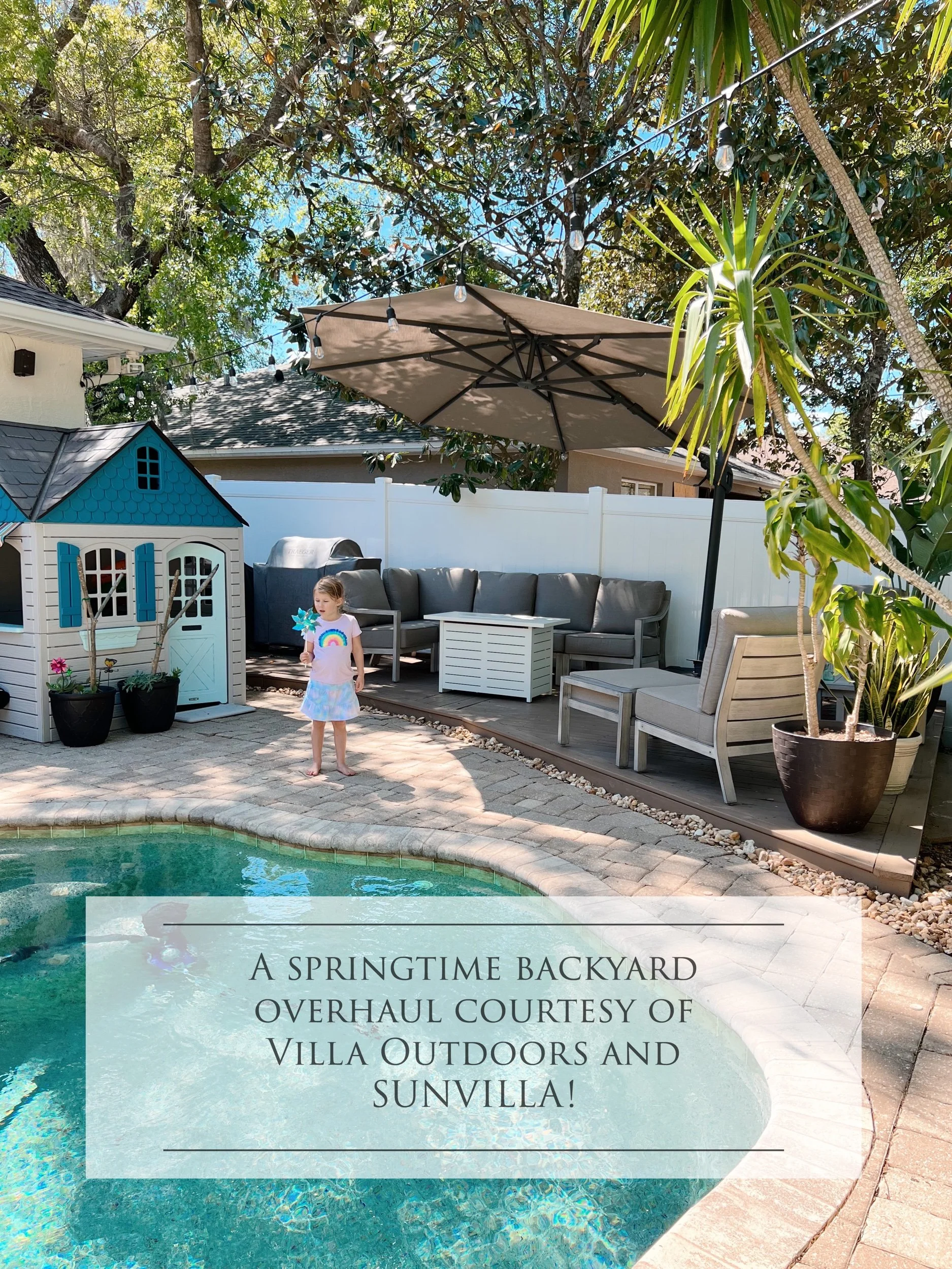 A Springtime Backyard Overhaul Courtesy Of Villa Outdoors &amp; SUNVILLA!