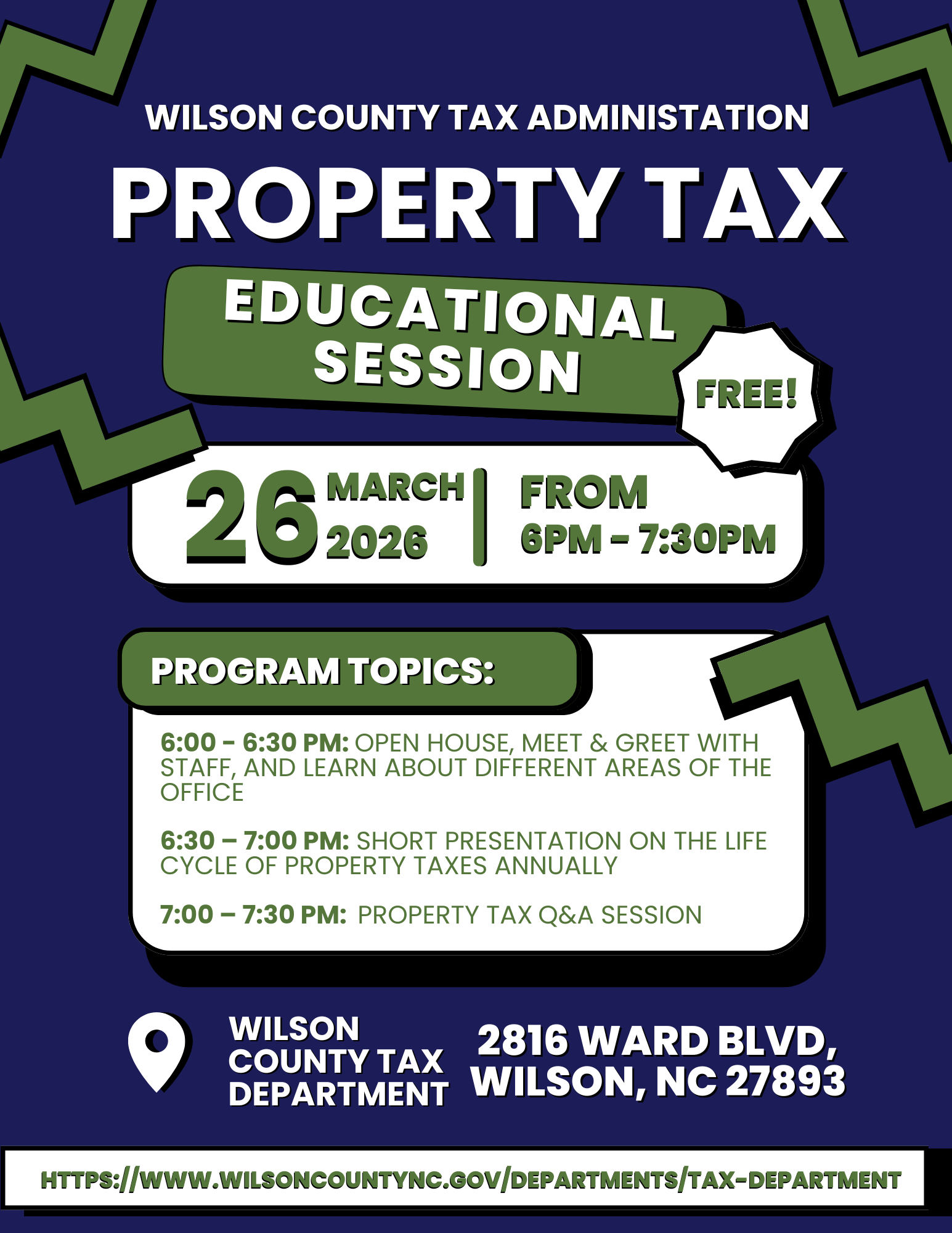 Property Tax Educational Session Hosted by Wilson County Tax Department 