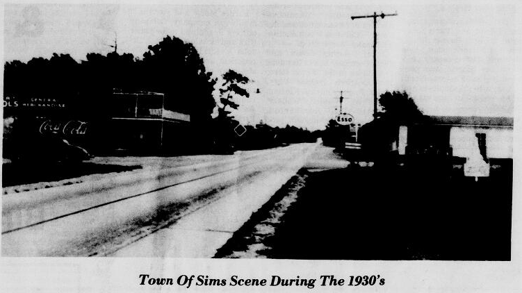 Town Of Sims SCENE DURING 1930S