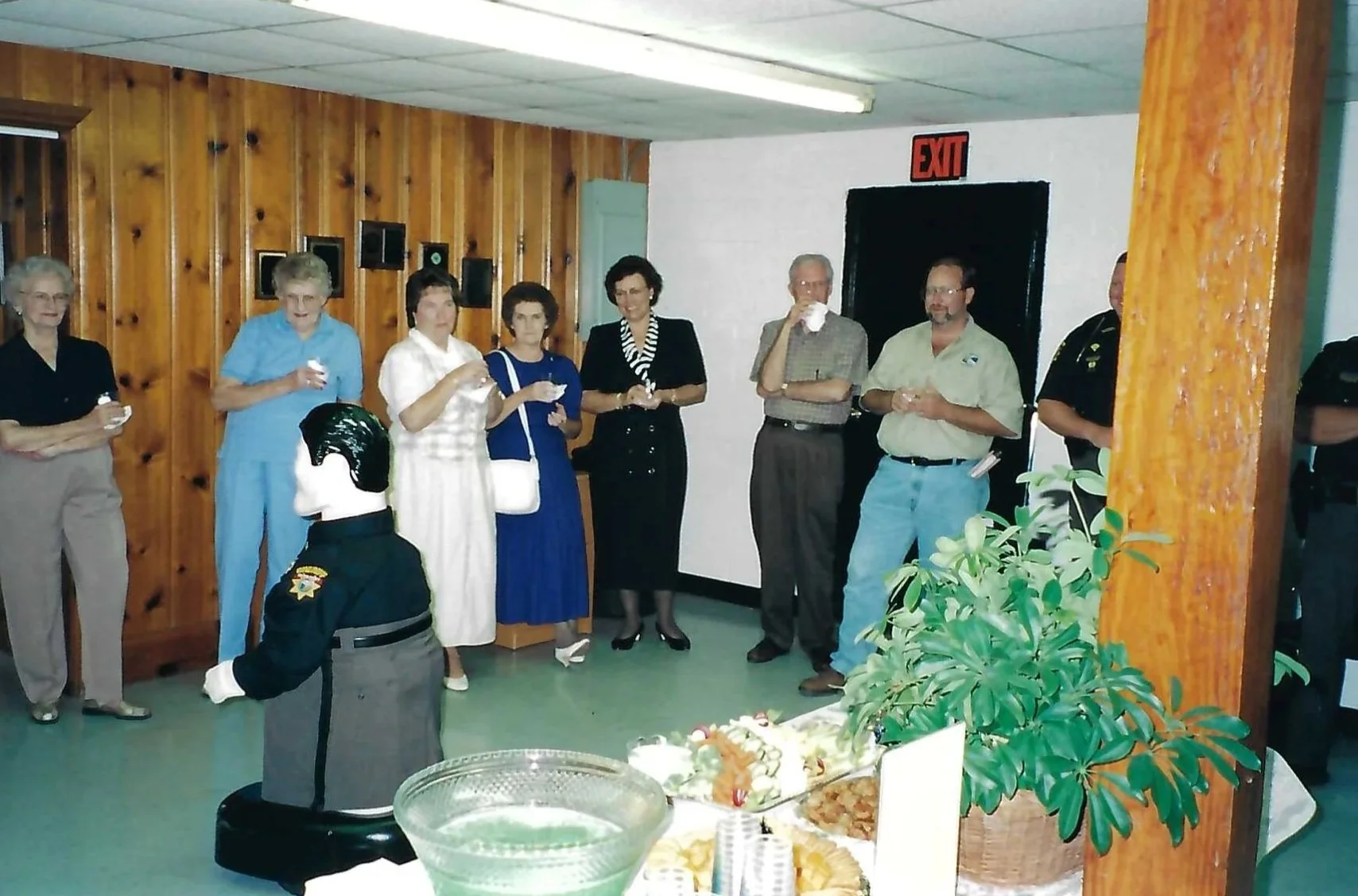 Inside of Old Town Hall Opening of Sherriffs Department