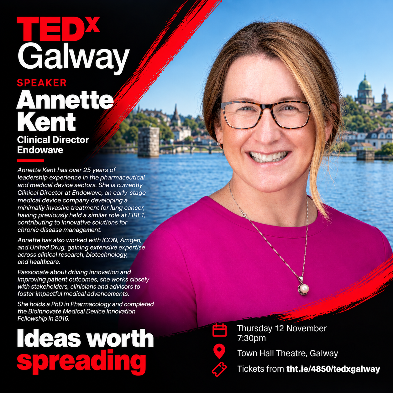 Annette Kent TEDxGalway Speaker