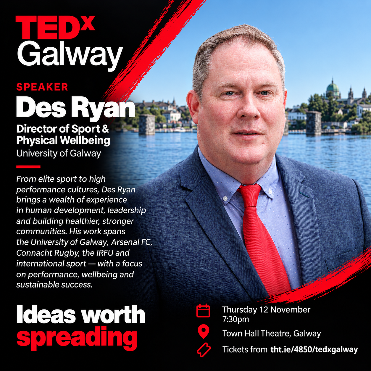 Des Ryan TEDxGalway Speaker