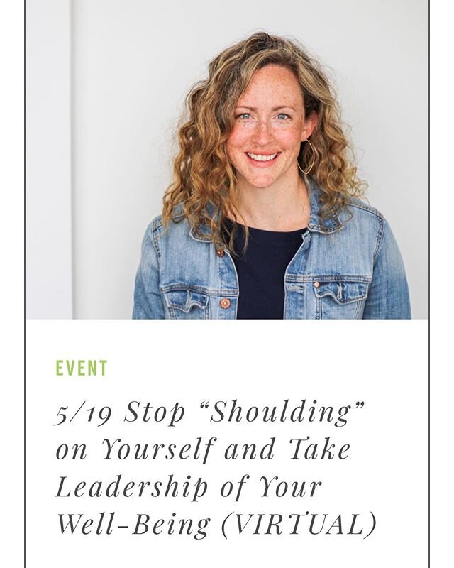 Excited to host a virtual workshop on defining what well-being means to you through @modernwellco next Tuesday, 5/19!
.
My unique approach enables you to create your well-being foundation - your North Star - that you can come back to whenever you fee