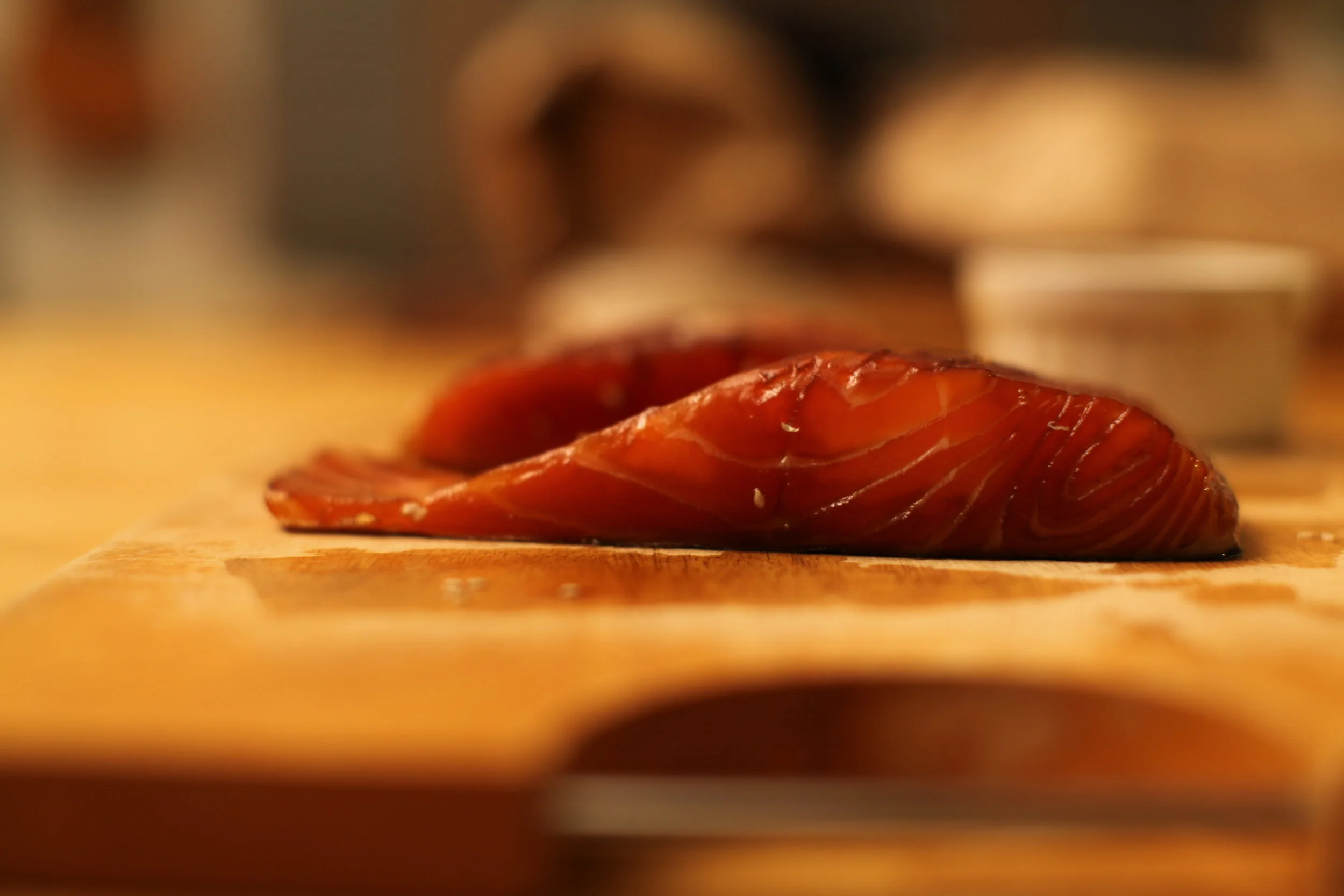 Salmon Teriyaki with Baked Sushi Rice