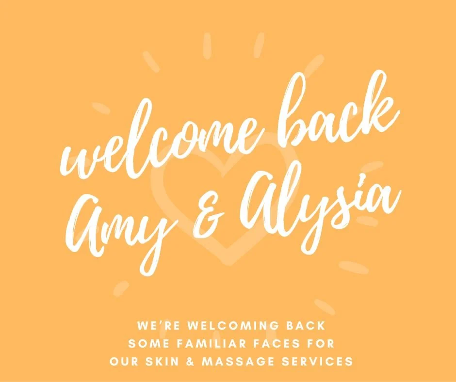 Welcome back, Amy & Alysia!