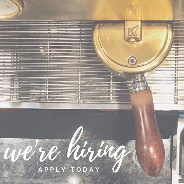 Can you see yourself on this side of the machine? We’re looking for a responsible, creative person to join our team! This person will be scheduled for at least 25 hours/week and will work as a barista in addition to a leadership capacity, parti