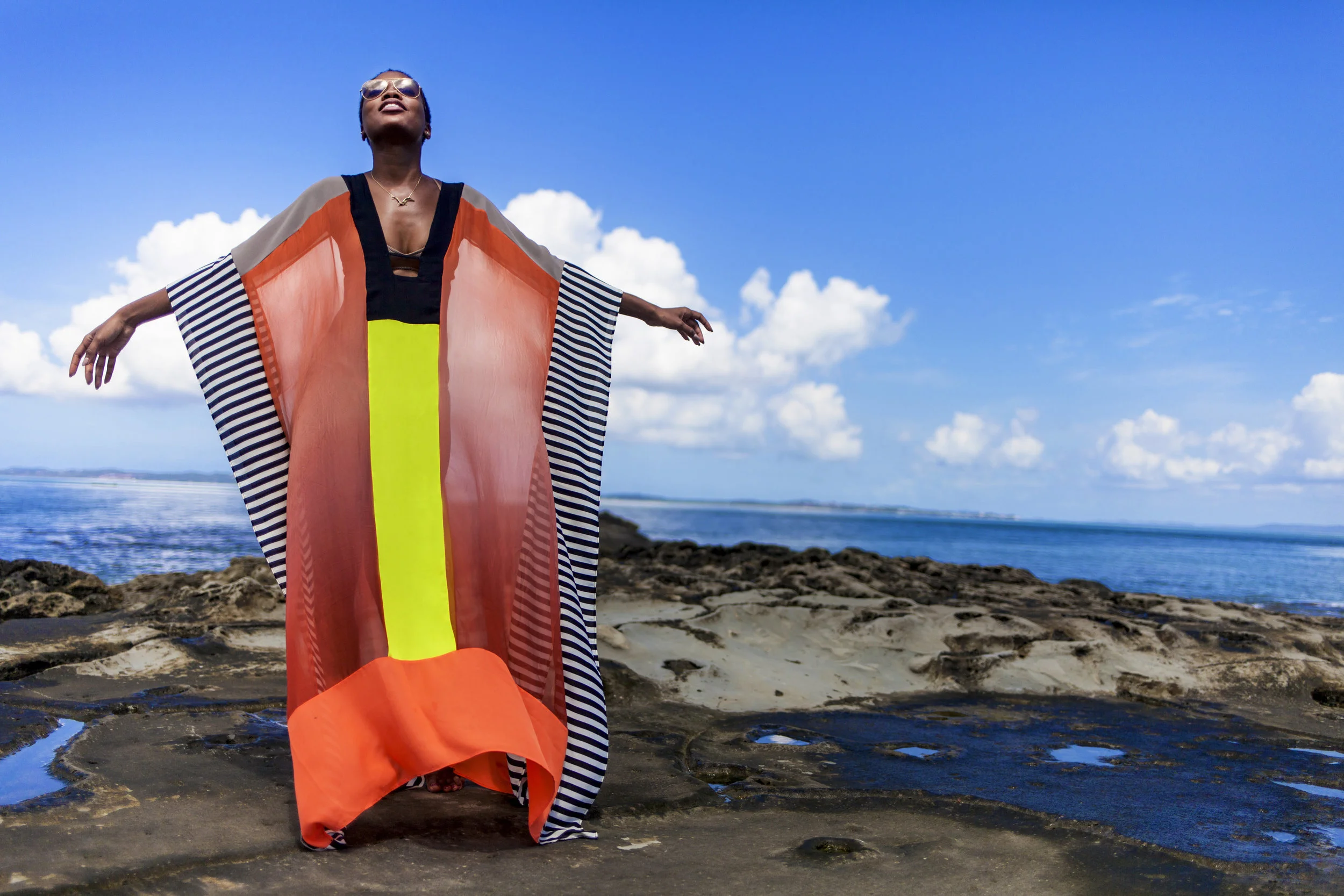 Nezhra Watermelon Kaftan