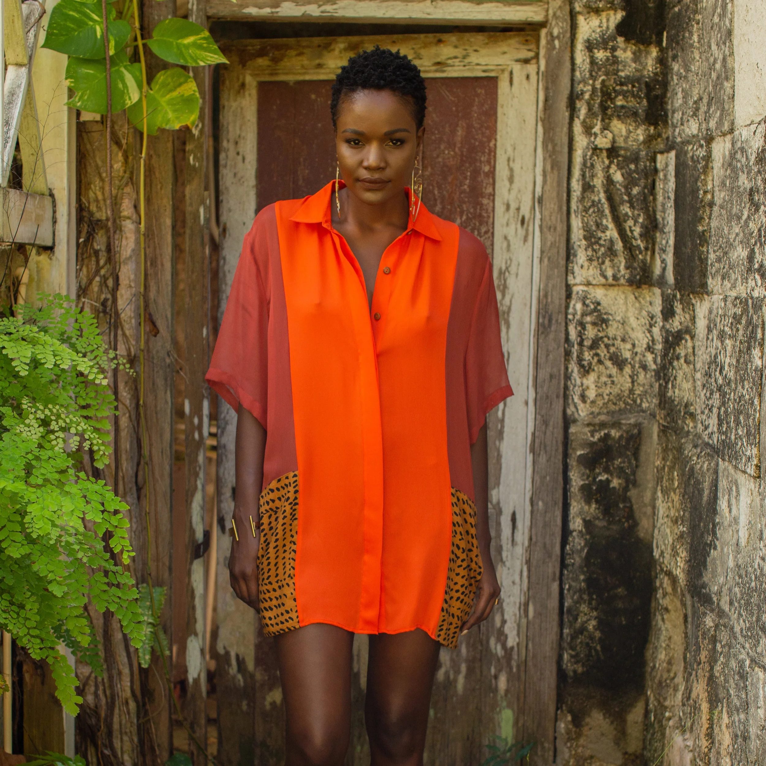 Jazmin Vermillion Shirt