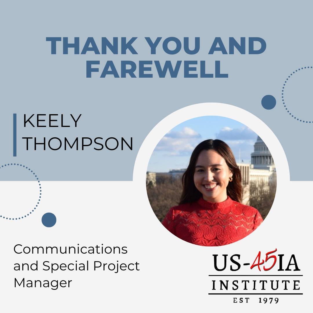 As of today, our Communications and Special Project Manager, Keely Thompson will be leaving her position at USAI to join Congressman Ed Case's office as a Legislative Correspondent. We appreciate her immense contributions to USAI and wish her nothing