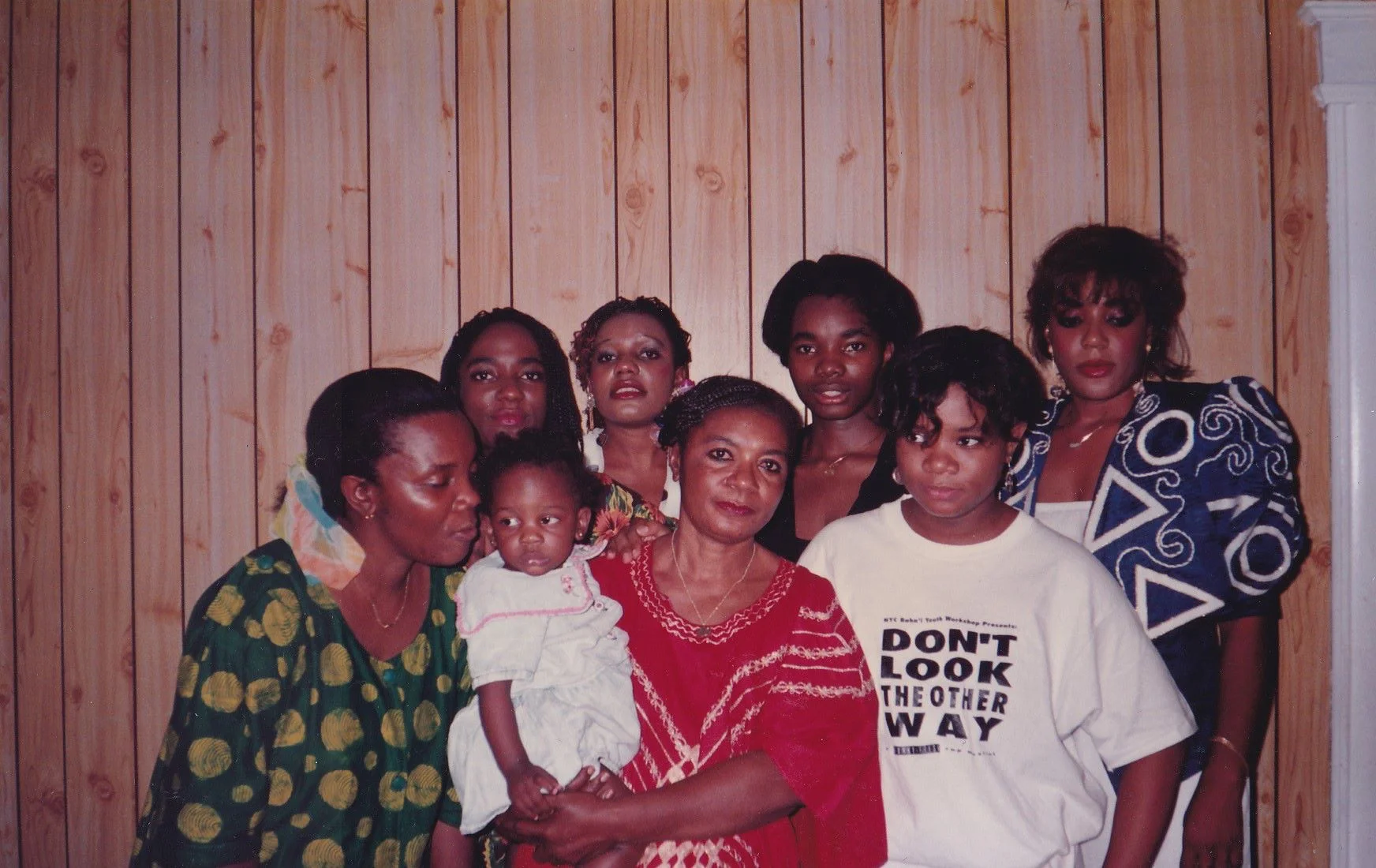 Mom, her daughters and grandchild
