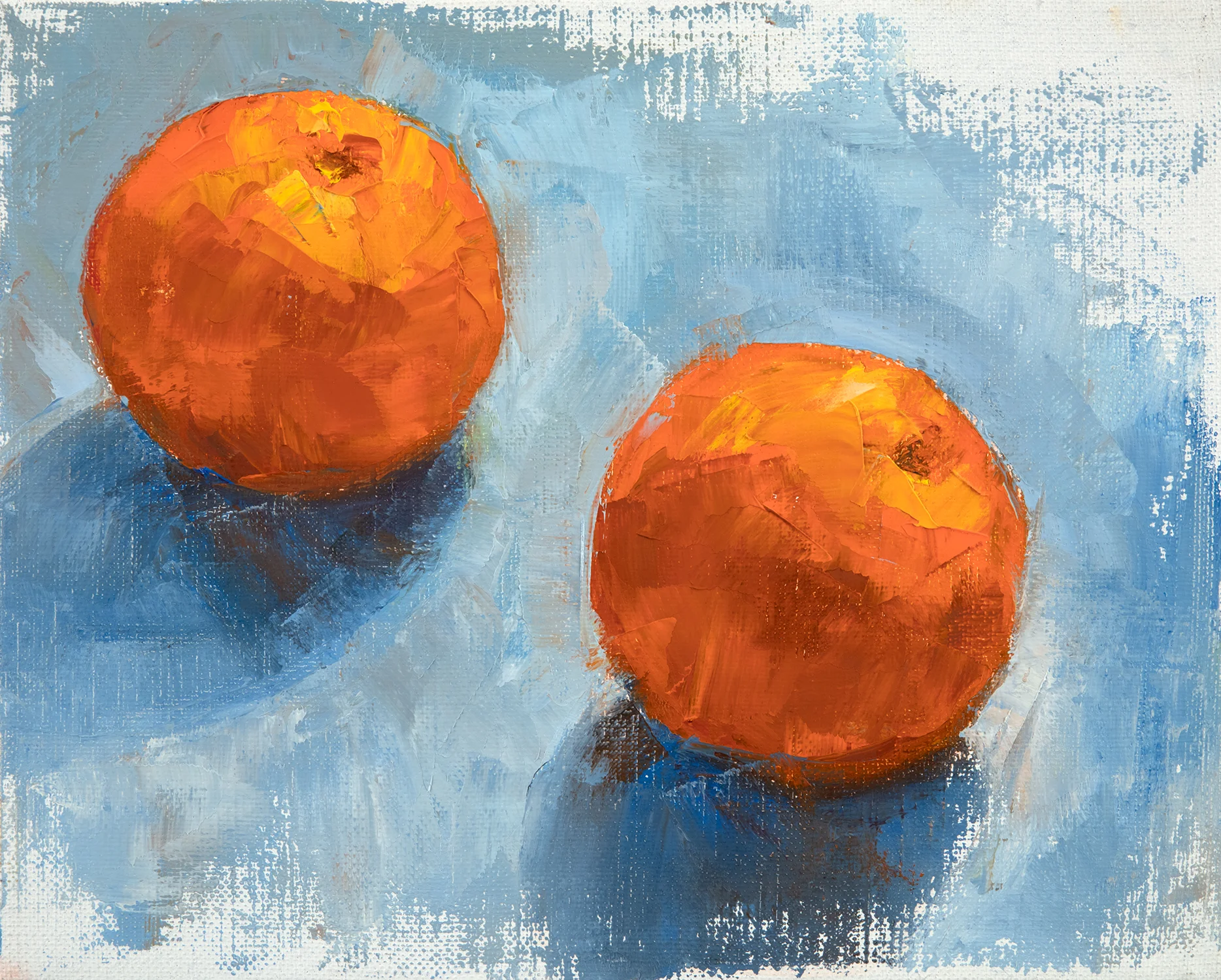 Oranges Oil Sketch