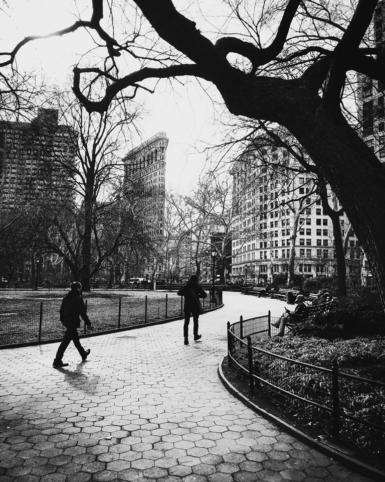 Madison Square Park view to the Flat Iron Building 