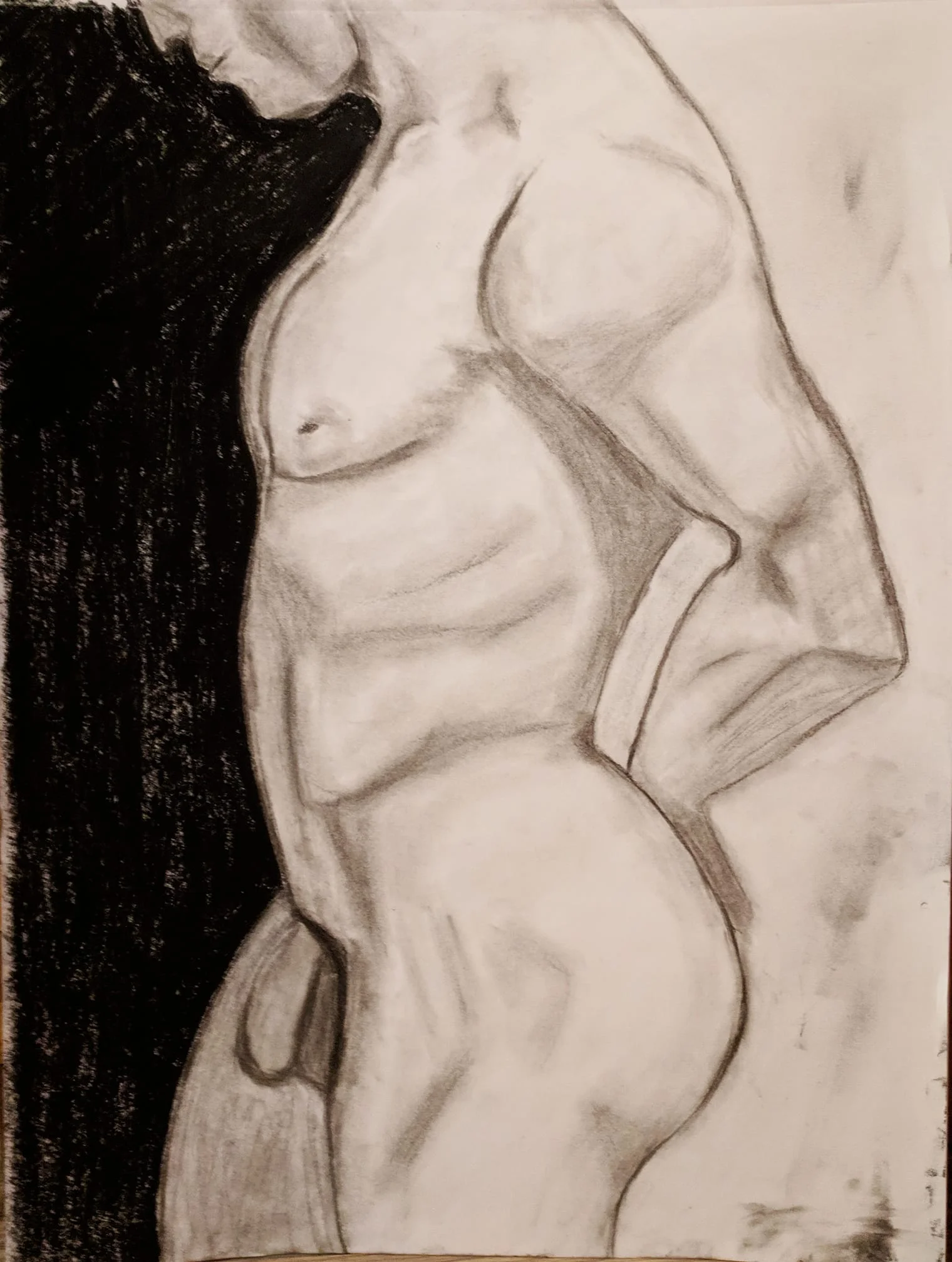 Charcoal on paper (18” x 24”)