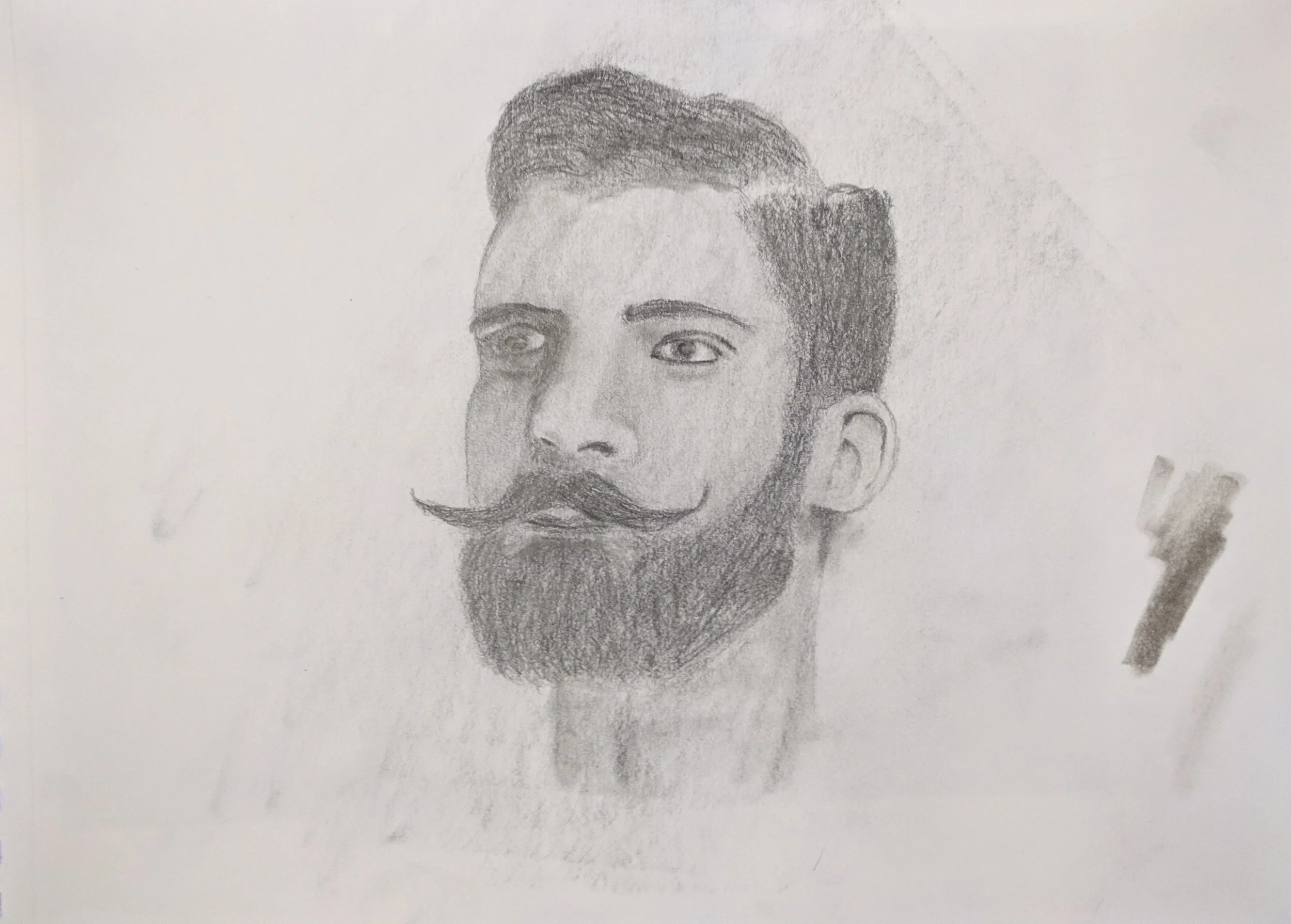 Graphite pencil on paper