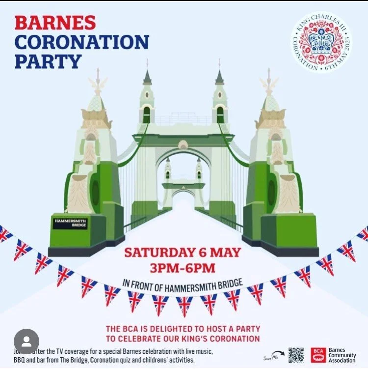 BCA Coronation Street Party – 6 May 2023, 3pm-6pm in the street in front of Hammersmith Bridge