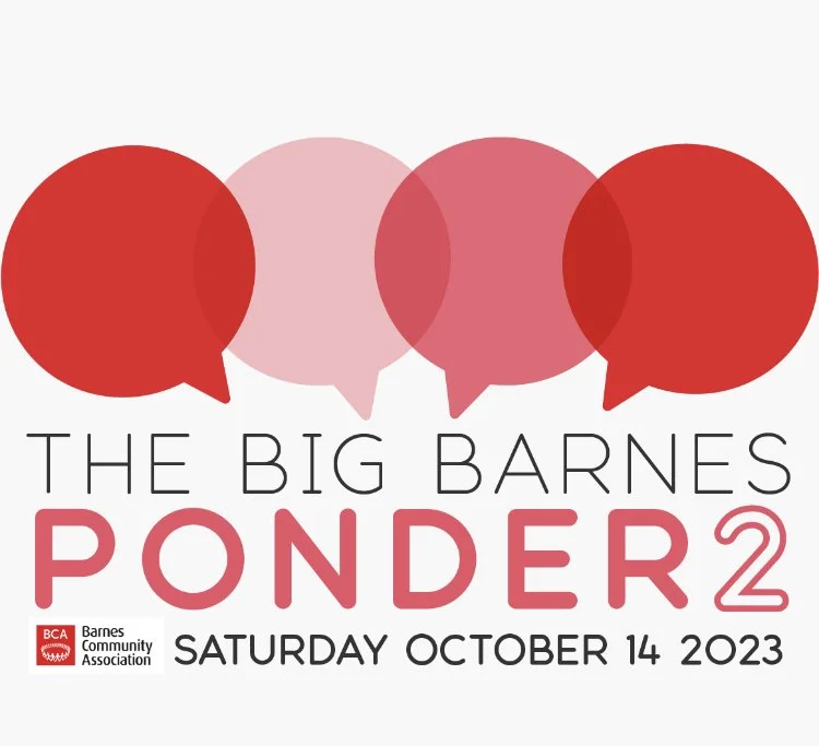Don't miss your chance to shape the future of Barnes at the Barnes Ponder 2