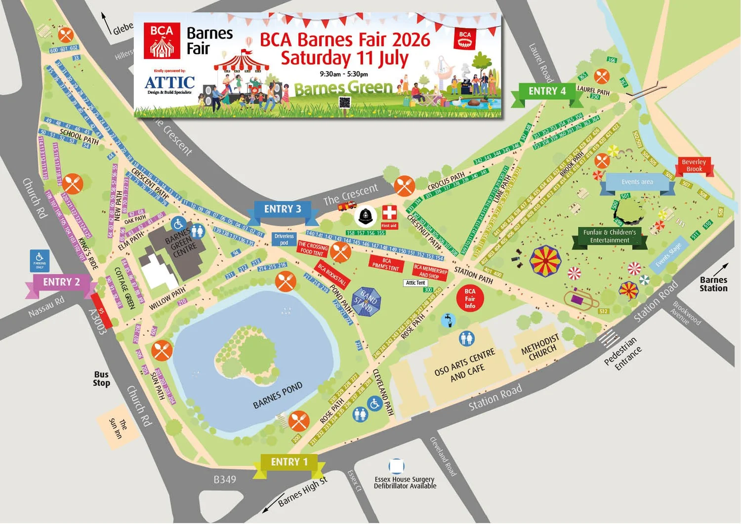Barnes Barnes Fair Map and directory — Barnes Community Association