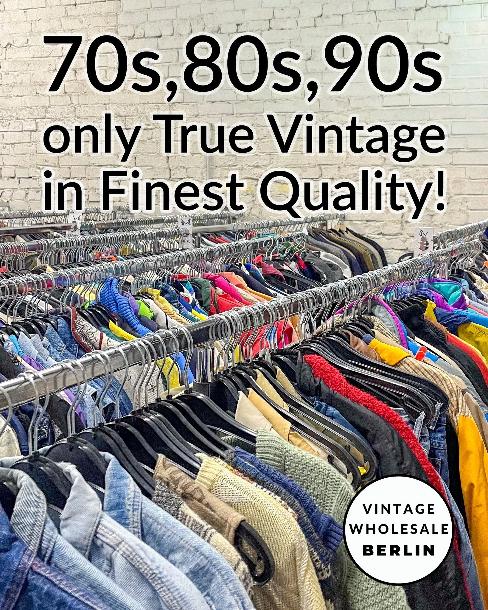 🕰️ The Real Deal. Three Decades of Unique Vintage. One Warehouse.

Decades of style, all in one place.

True vintage means original pieces from the 70s, 80s and 90s. No reproductions, no fast fashion. Real vintage garments with real history, unique 