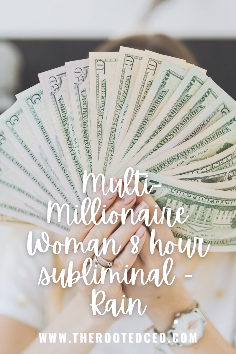 Multi-Millionaire Mindset Subliminal (8-Hour Wealth Reprogramming Audio) - Rain