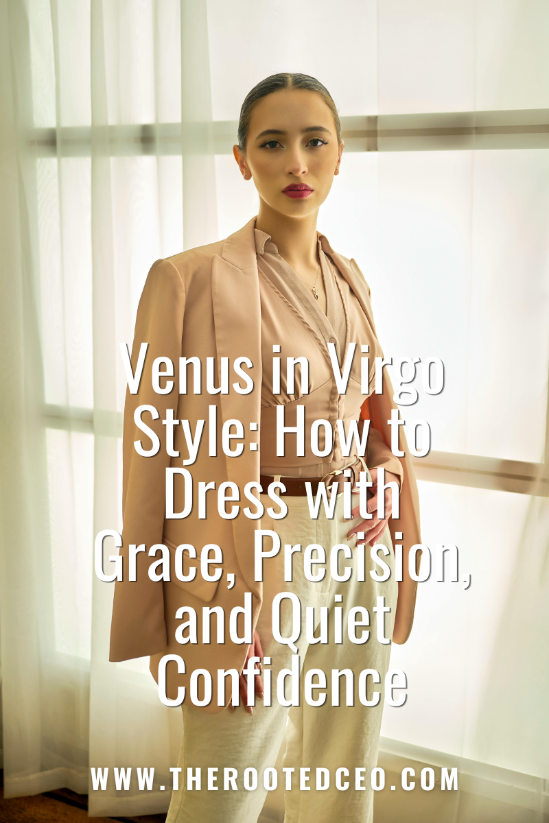 Venus in Virgo Style: How to Dress with Grace, Precision, and Quiet Confidence