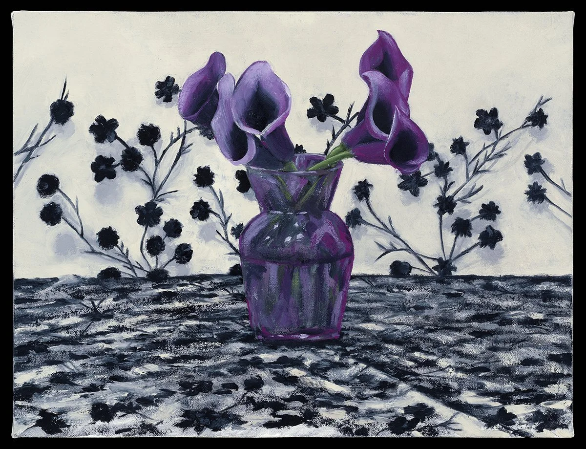 Still Life with Flowers and Floral Patterns, #5