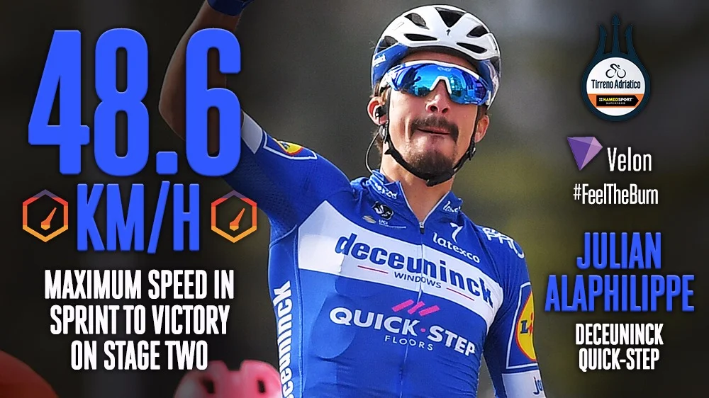 Tirreno-Adriatico 2019 Stage 2 in numbers