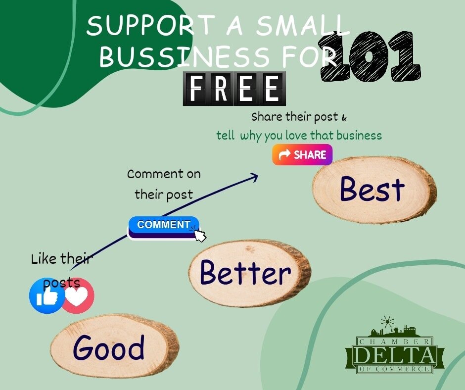 Do you know of a small business that you love? Or maybe you have friends who own a small business. Did you know you can help support them without spending any money? Here's some easy ways:

1. Follow their page. (Bonus points if you invite others to 