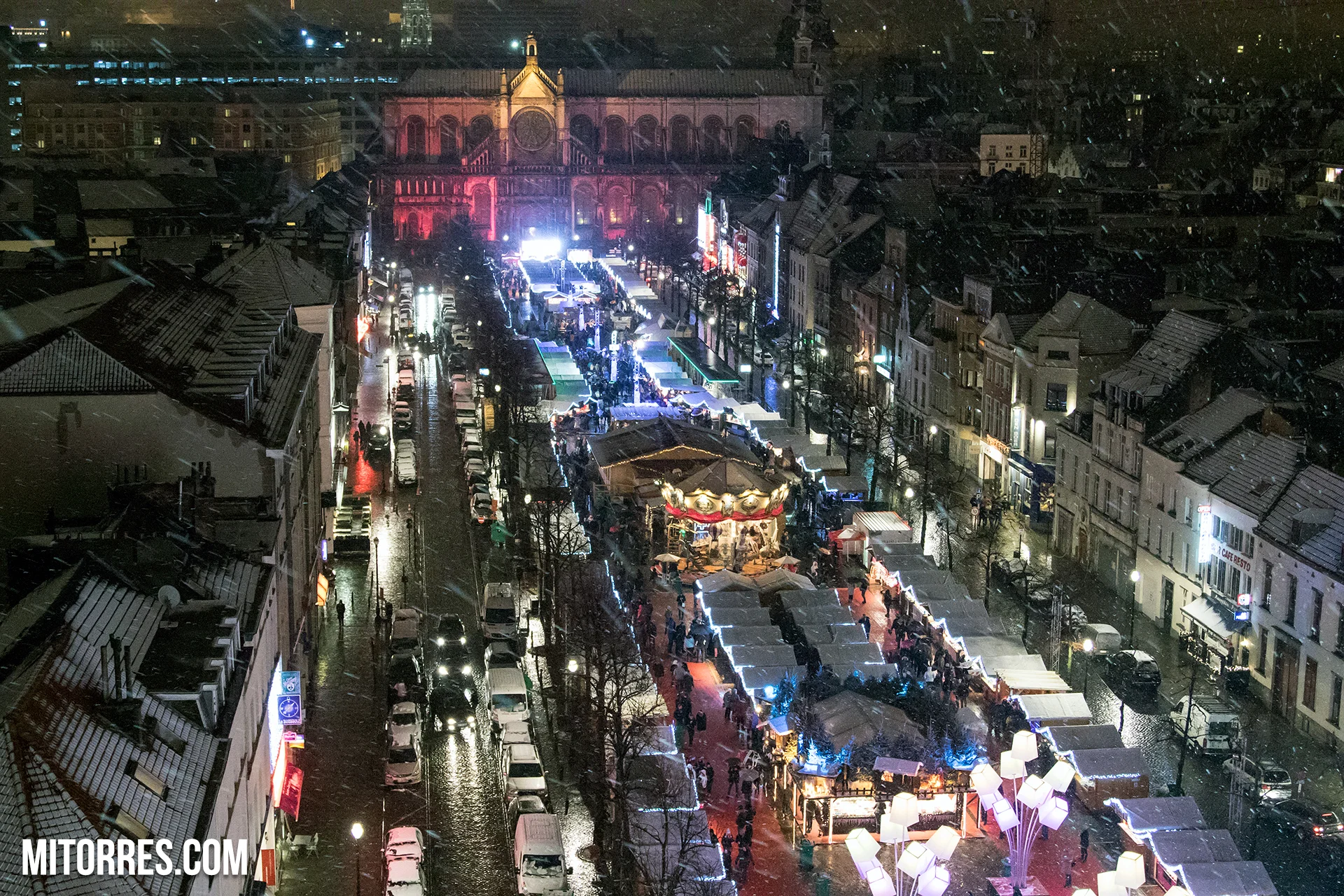 A Walk Through Brussels' Christmas Market