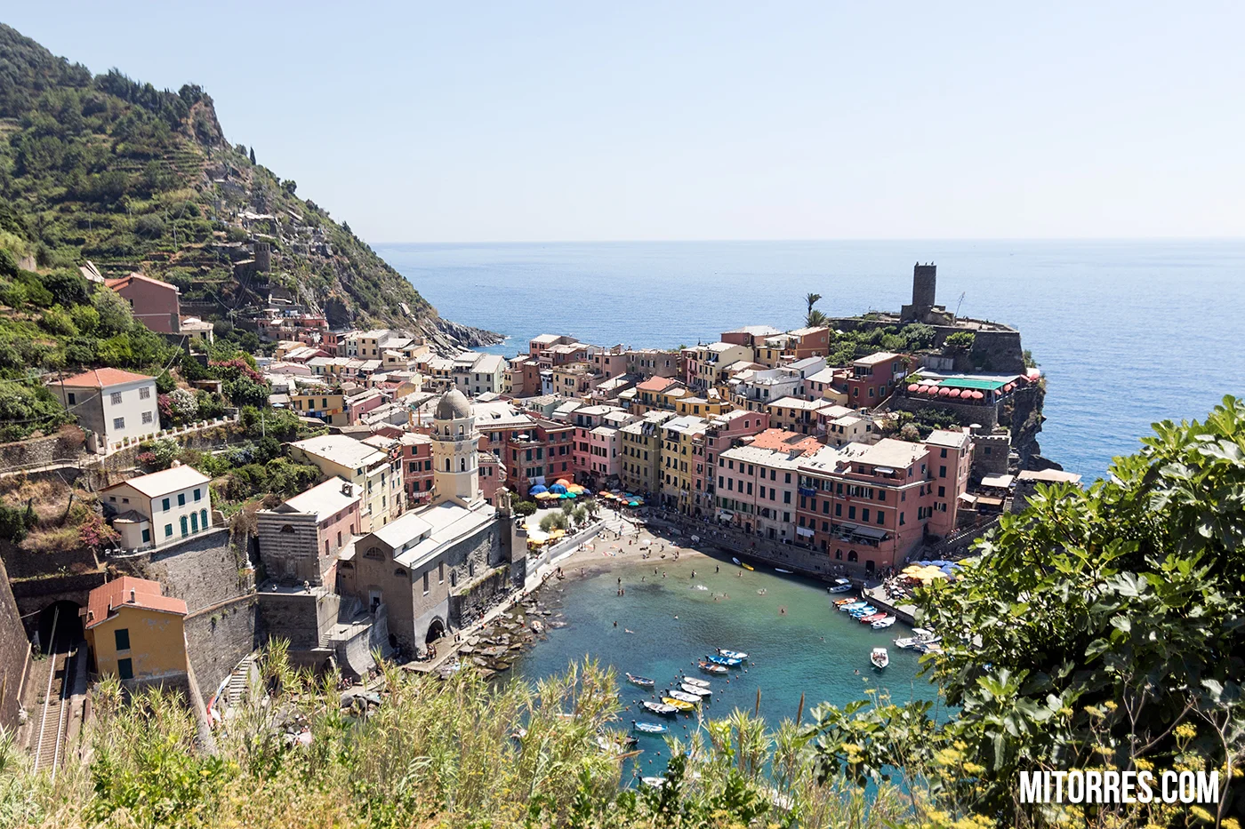 Arriving in Vernazza, Cinque Terre