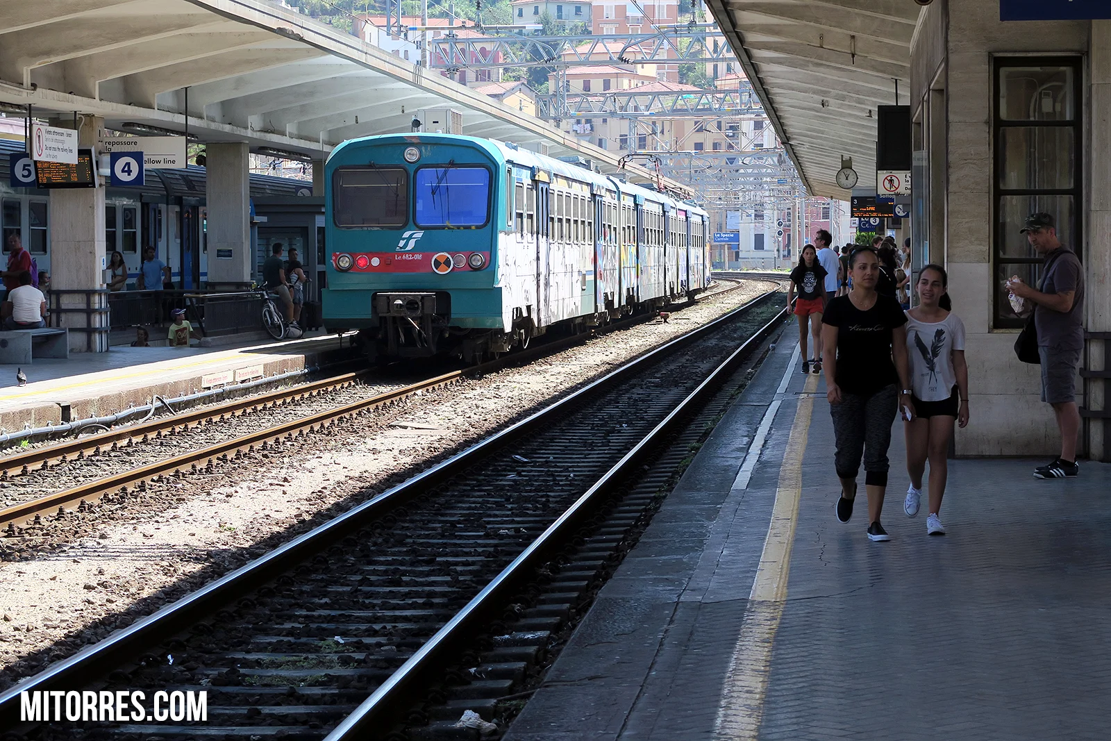 Traveling from La Spezia to Rome.