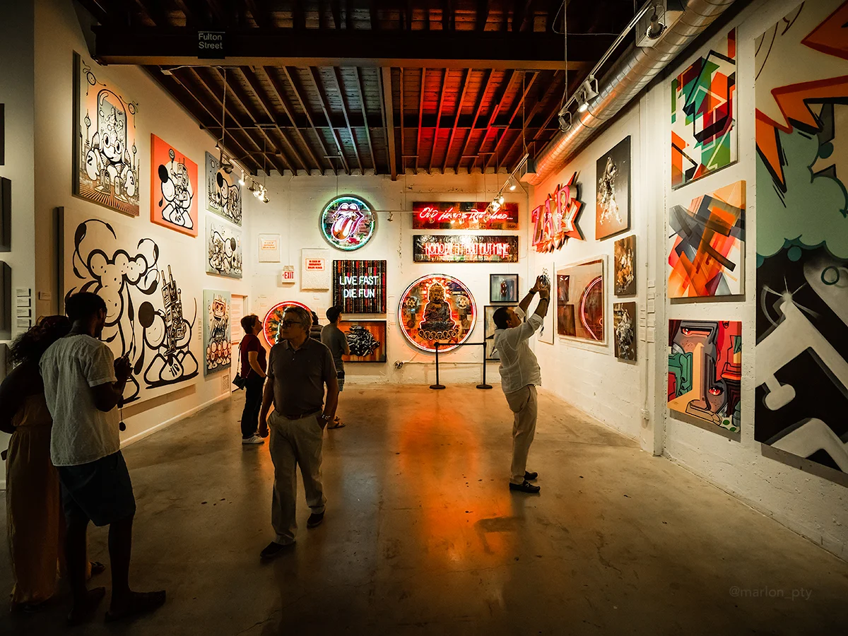 interior of the GGA Gallery