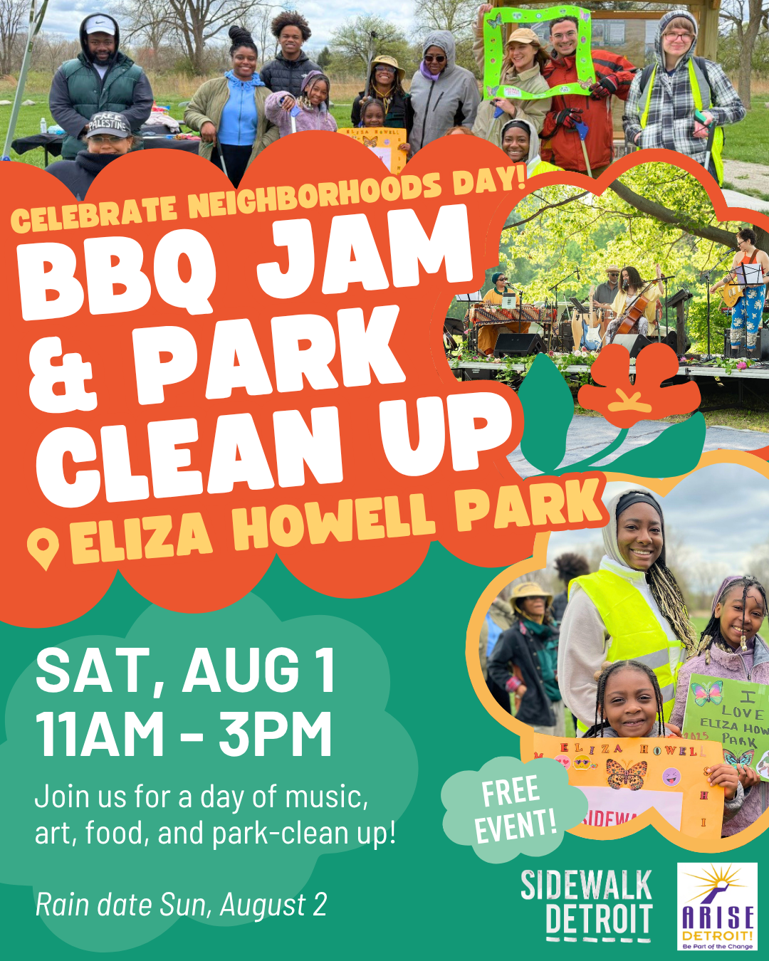 BBQ Jam &amp; Park Clean Up at Eliza Howell Park