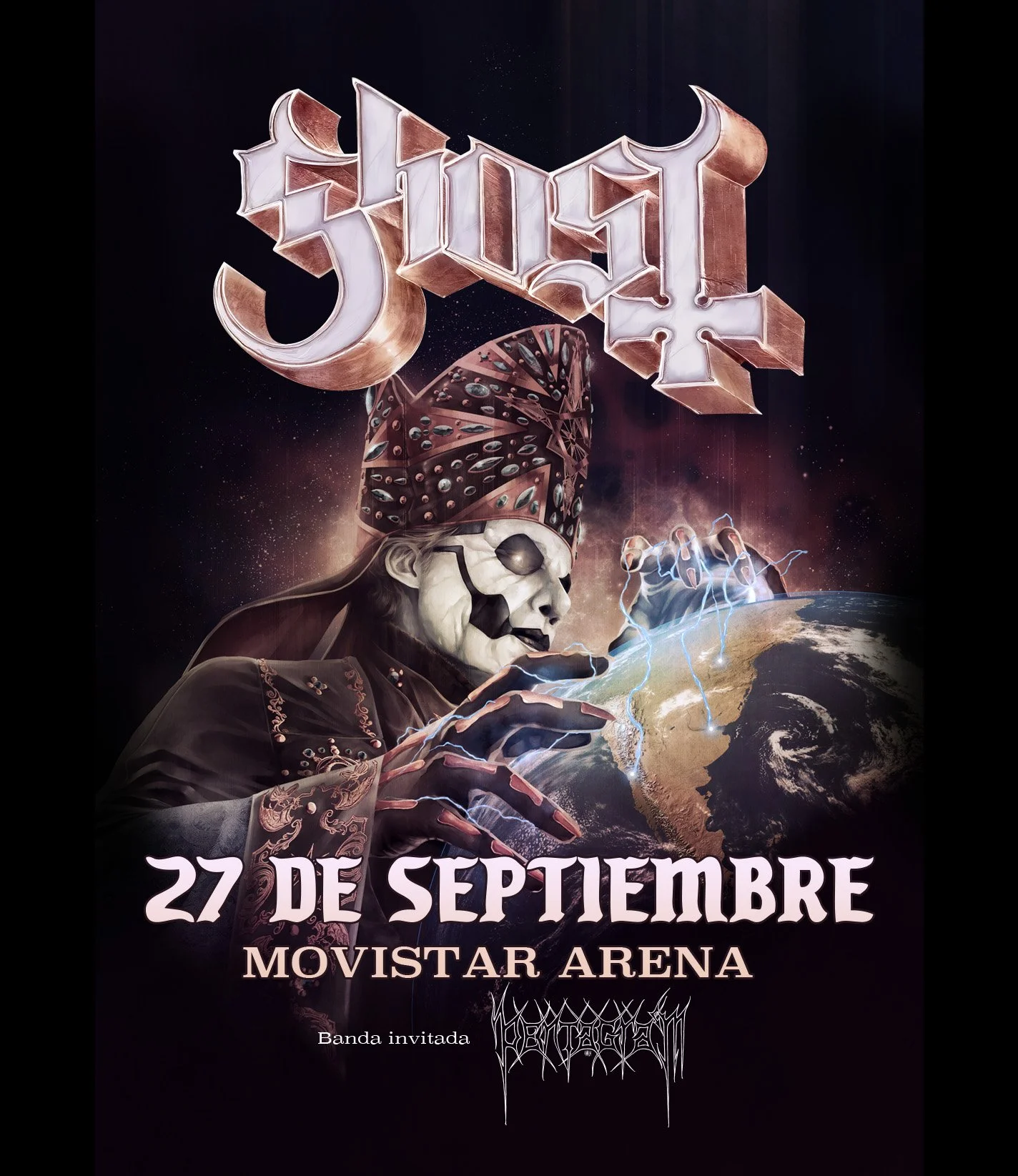 Ghost anuncia concierto en Chile para el 27 de septiembre