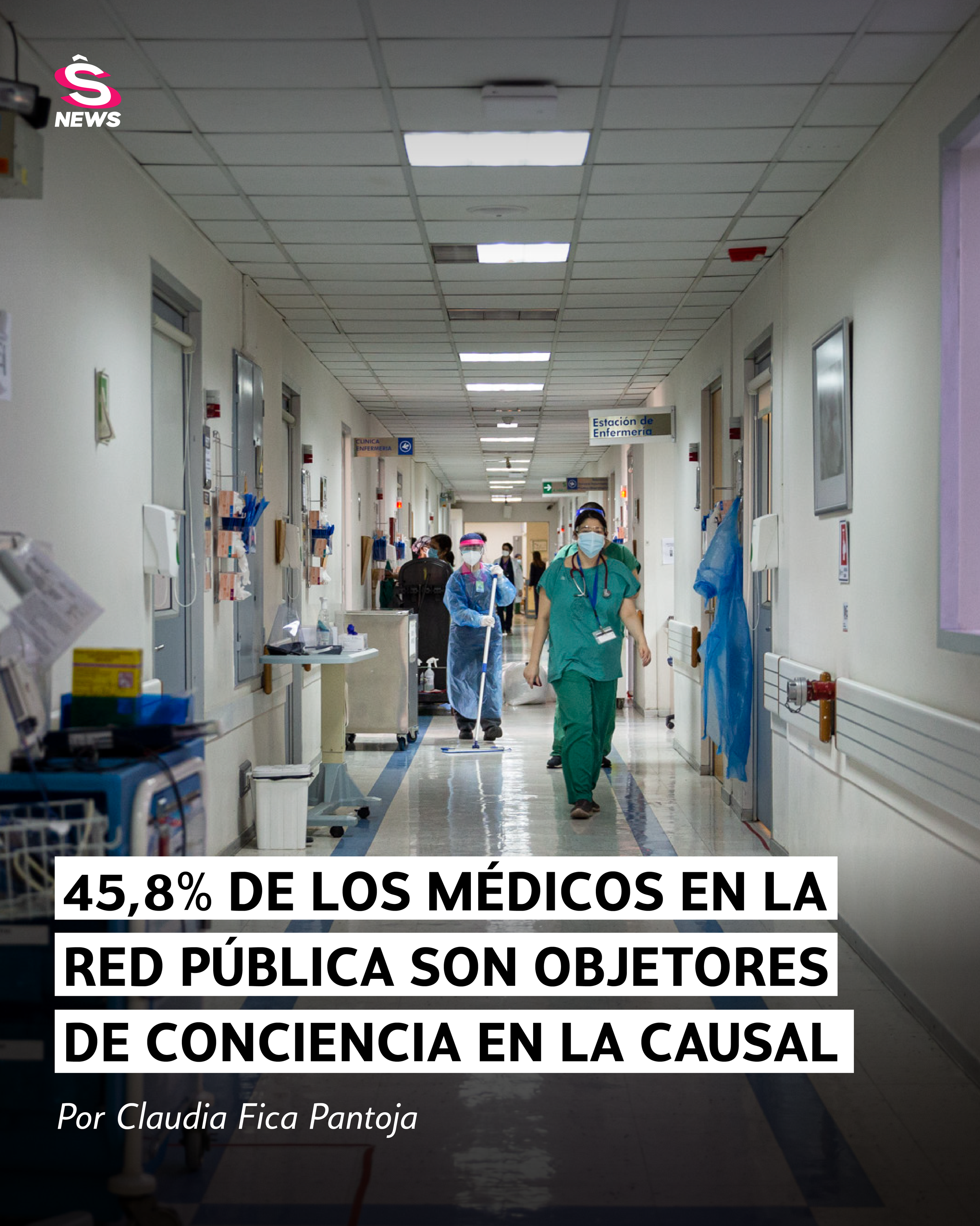45,8% de los médicos en la red pública son objetores de conciencia en la causal violación