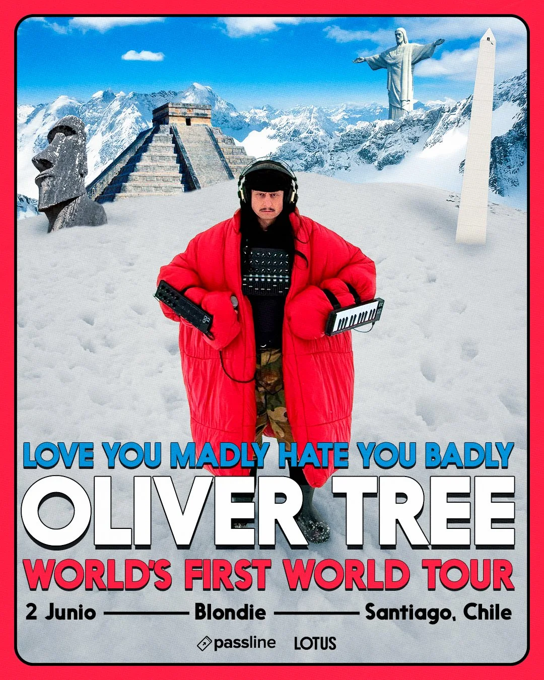 Oliver Tree en Chile 2026: fecha, entradas y detalles de su show en Blondie