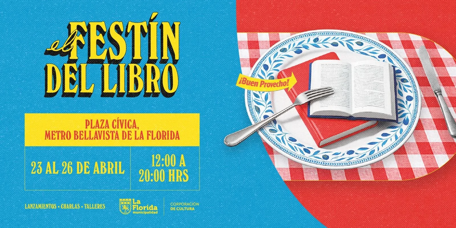 Cultura para todos: El Festín del Libro aterriza en la Plaza Cívica de La Florida