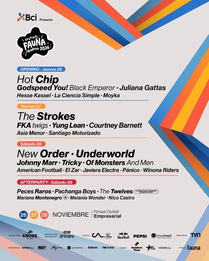 Fauna Primavera anuncia line up por día y suma a Hot Chip