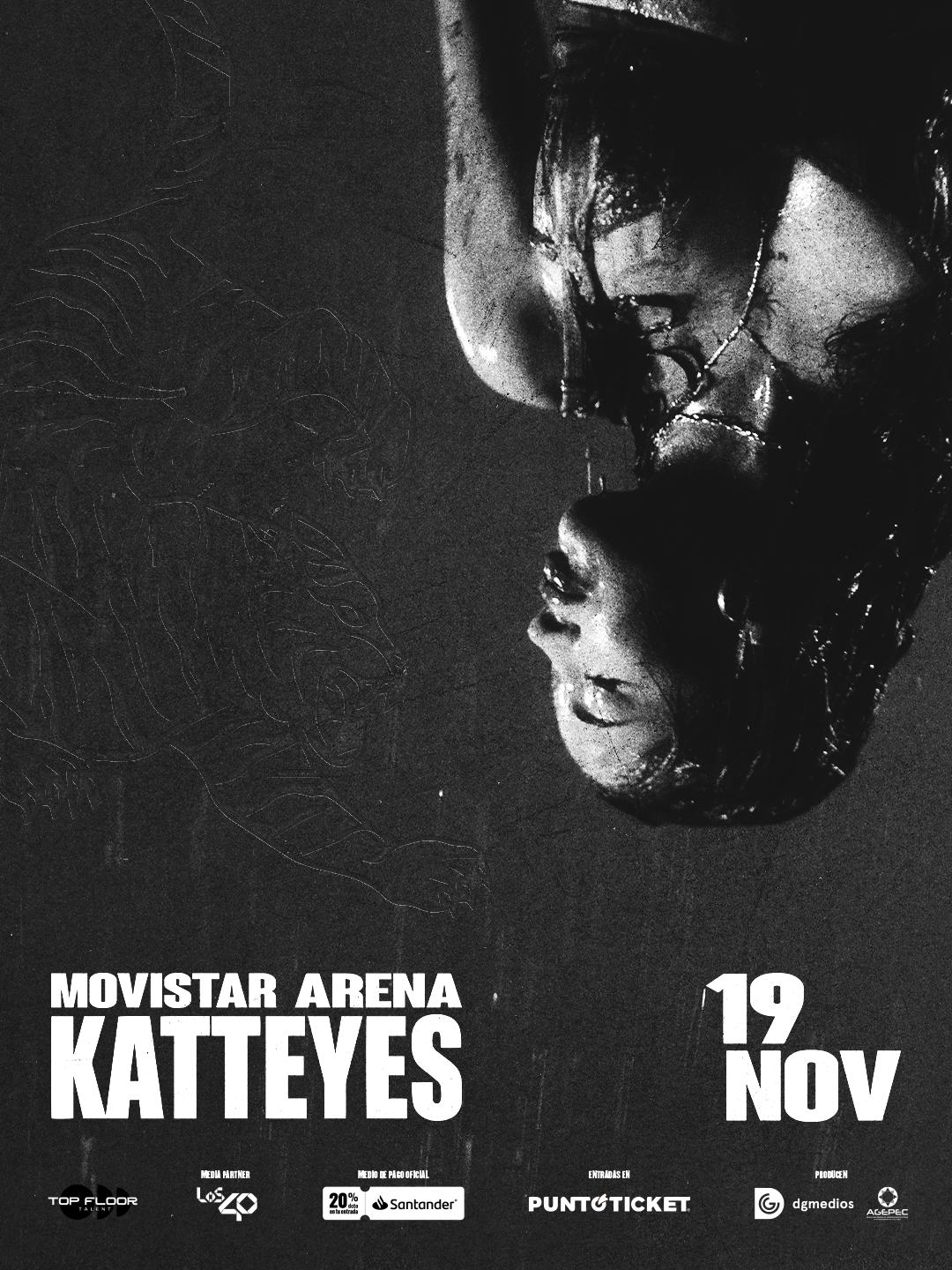 Katteyes anuncia su primer show: 19 de noviembre en Movistar Arena