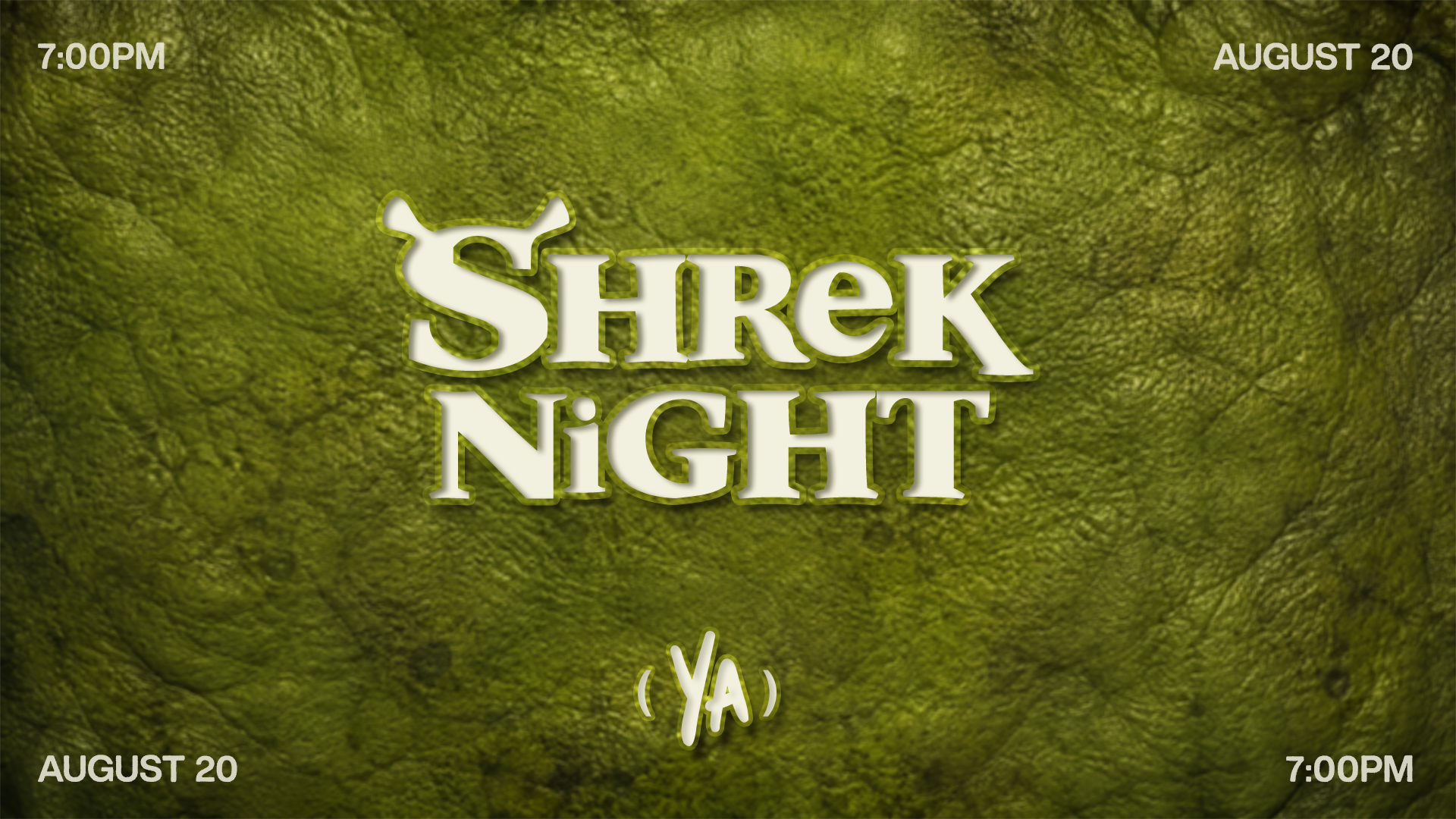 YA Shrek Night
