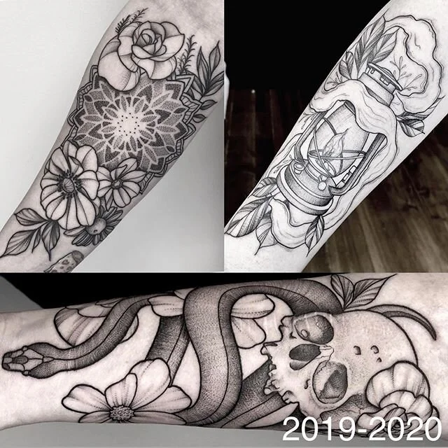 5-7 year differences between some of my more complex work