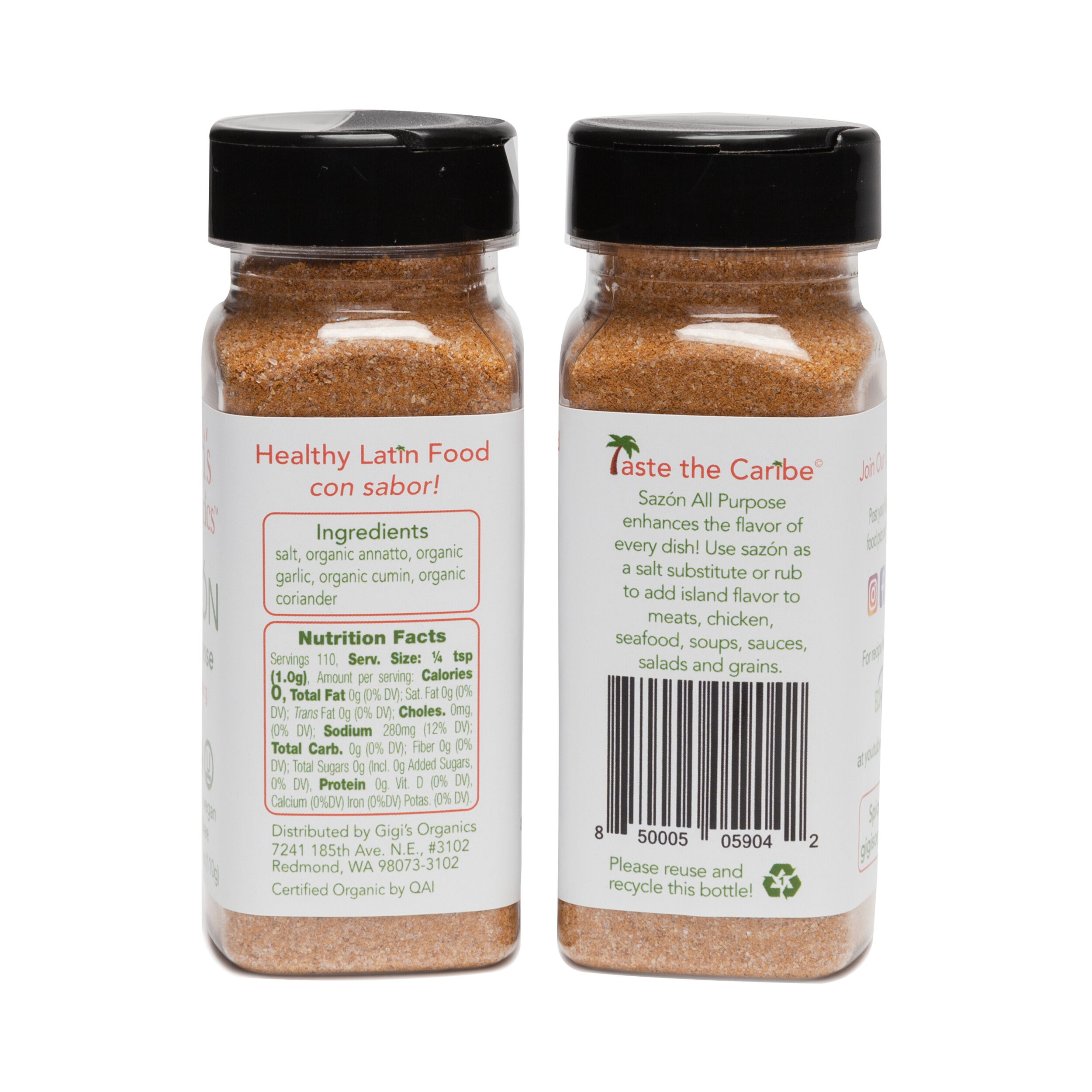 Sazón All Purpose Seasoning Pouch — Gigi's Organics