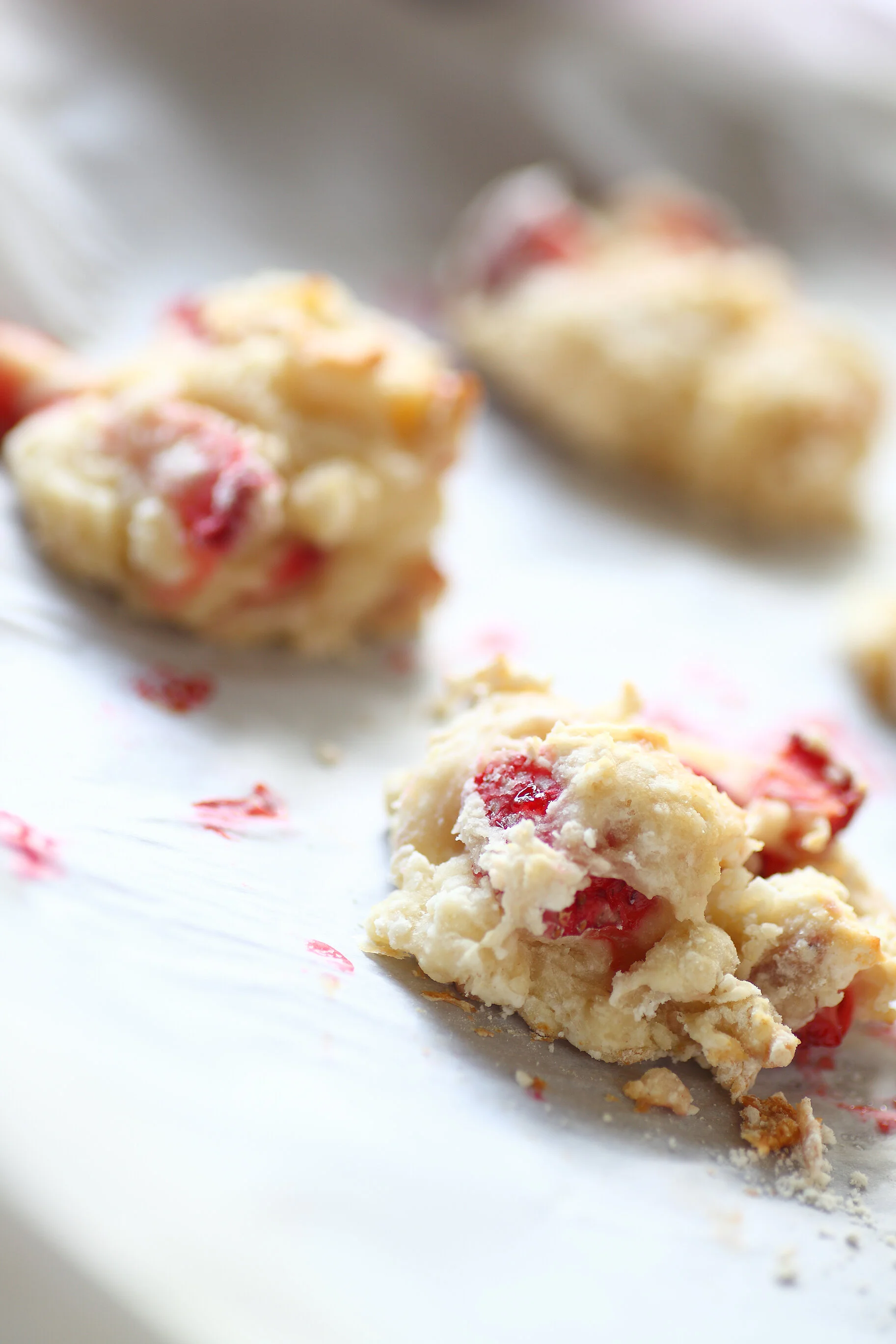 Strawberry Drop Biscuits