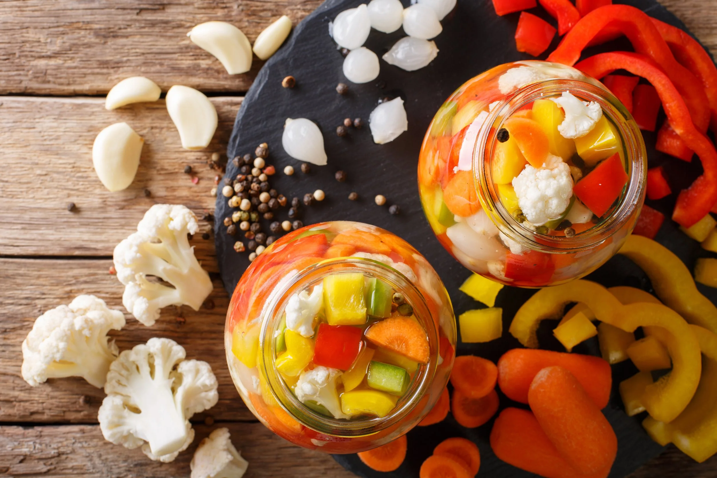 Giardiniera (Italian pickled vegetables)
