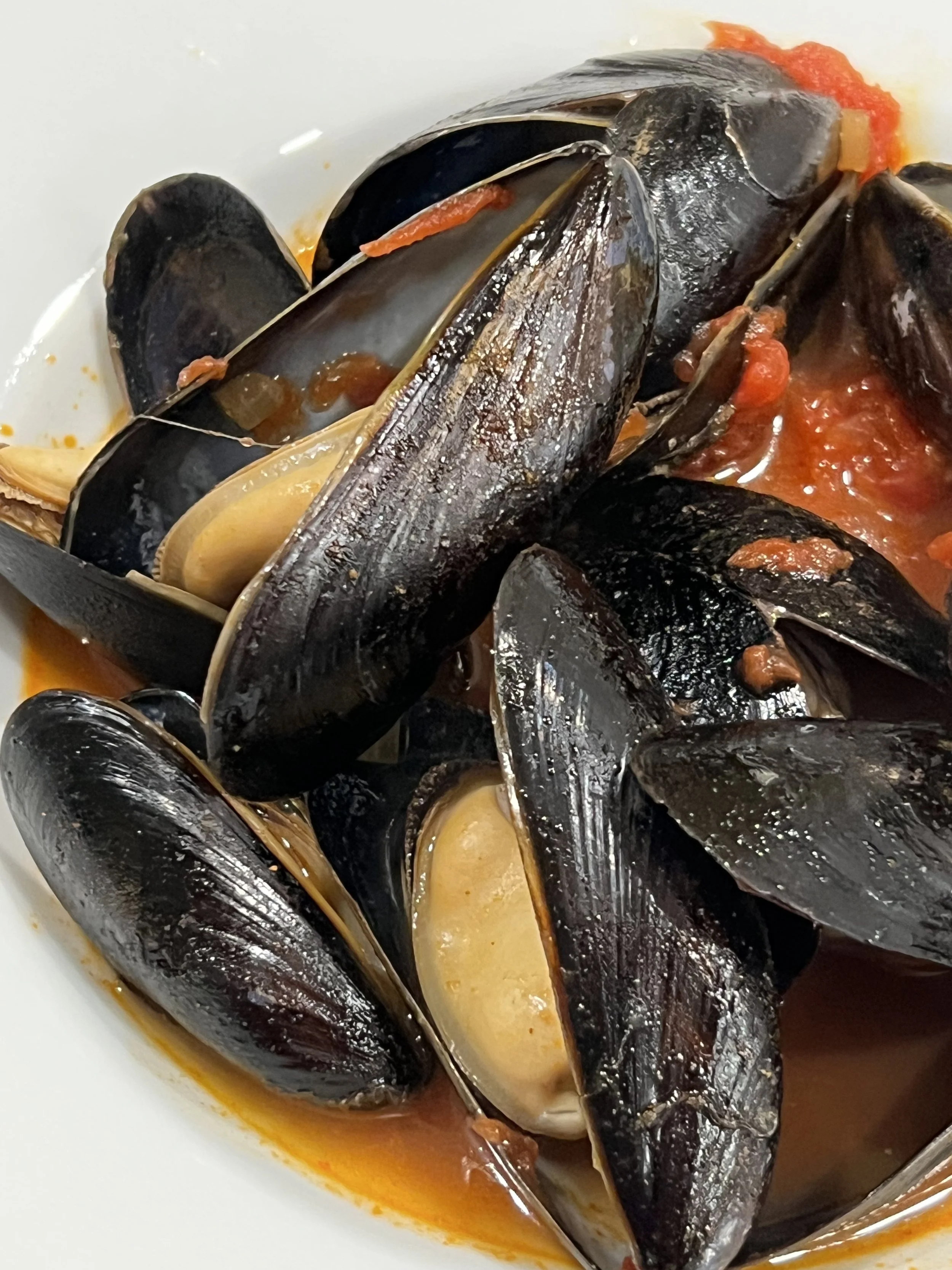 Mussels with Chorizo and Tomato
