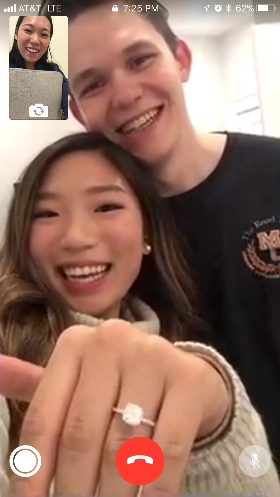 Facetiming one of my best friends, Esther!