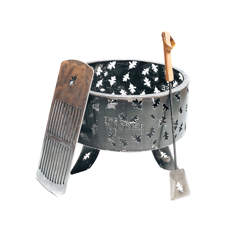 600mm Mild Steel Fire Pit & Cooking Set — The Woodee, Makers of