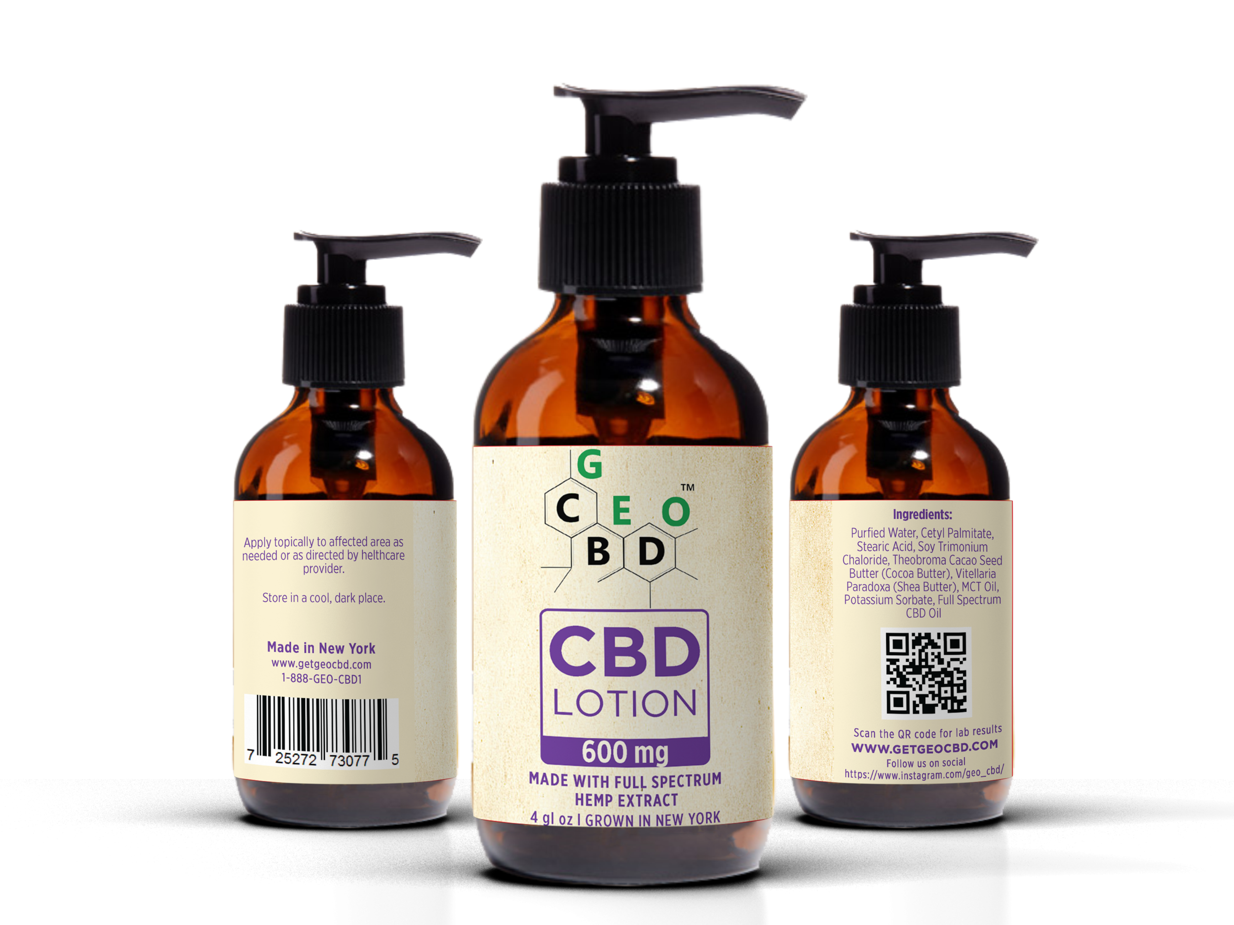 Lotion - Full Spectrum 600mg Original Blend