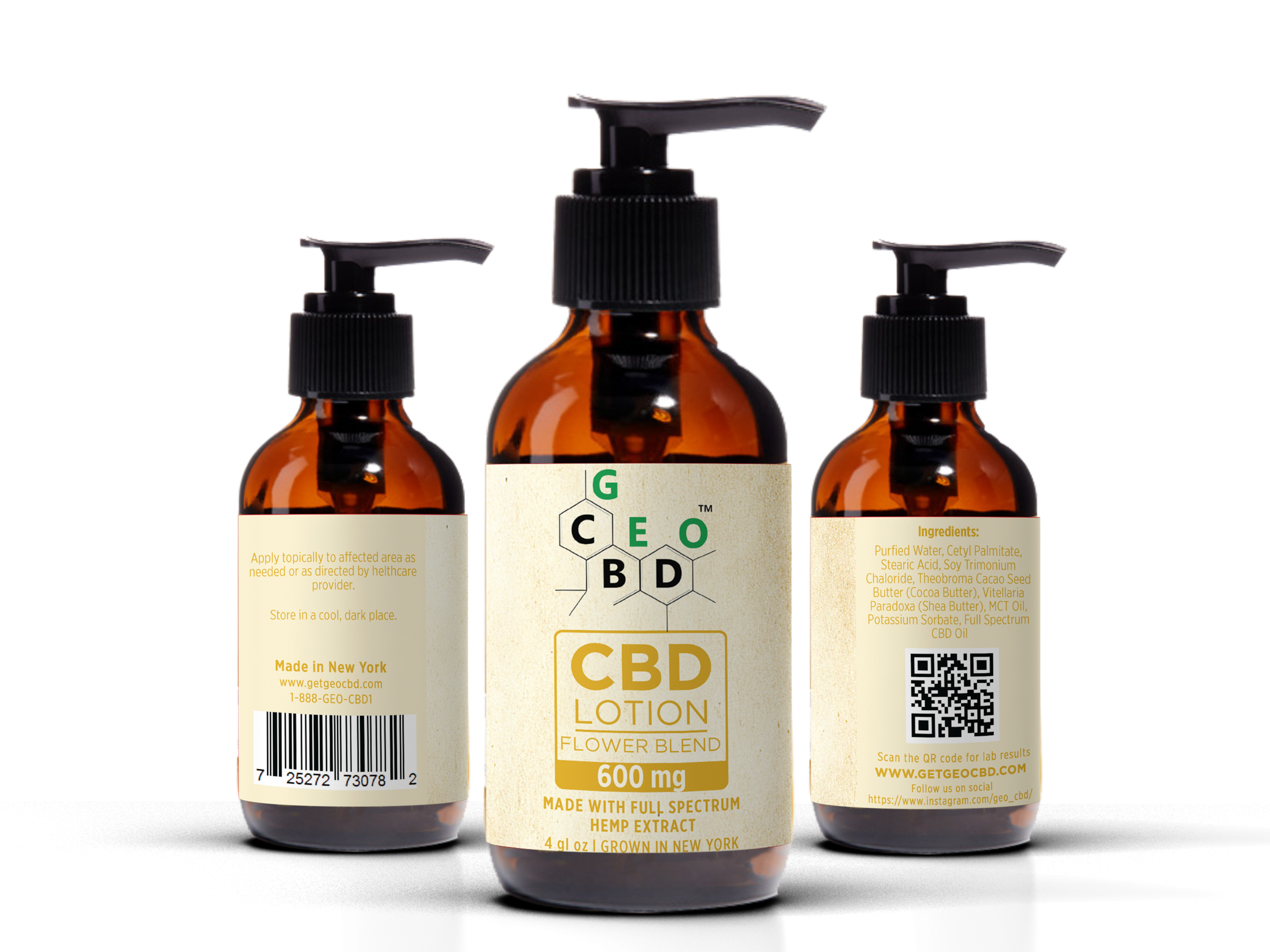 Lotion - 600mg Full Spectrum - Flower Blend